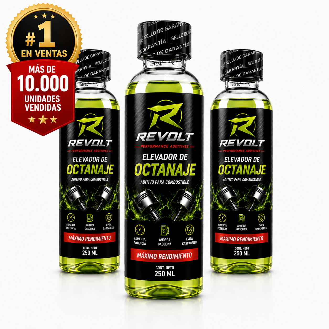 REVOLT™ Aditivo para Más Potencia y Menor Consumo